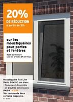 Promotions Moustiquaires pour portes et fenêtres - Livn - Valide de 15/05/2024 à 21/05/2024 chez Gamma