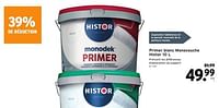 Promotions Primer blanc monocouche histor - Histor - Valide de 15/05/2024 à 21/05/2024 chez Gamma