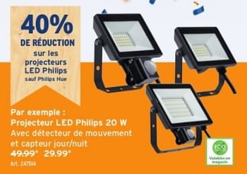 Promotions Projecteur led philips - Philips - Valide de 15/05/2024 à 21/05/2024 chez Gamma