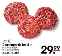 Promotions Domburger de boeuf - Kaldenberg - Valide de 16/05/2024 à 03/06/2024 chez Sligro