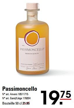 Promotions Passimoncello - PASSIMONCELLO - Valide de 16/05/2024 à 03/06/2024 chez Sligro