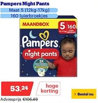 Pampers night pants-Pampers