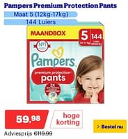 Promoties Pampers premium protection pants - Pampers - Geldig van 14/05/2024 tot 19/05/2024 bij Bol.com