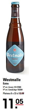 Promotions Westmalle extra - Westmalle - Valide de 16/05/2024 à 03/06/2024 chez Sligro