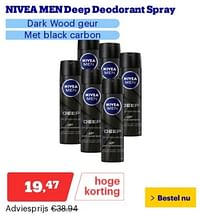 Nivea men deep deodorant spray-Nivea