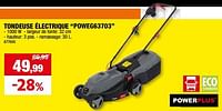 Promotions Powerplus tondeuse électrique poweg63703 - Powerplus - Valide de 15/05/2024 à 26/05/2024 chez Hubo