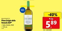 Promotions Pinot grigio delle venezie igp - Vins blancs - Valide de 22/05/2024 à 28/05/2024 chez Lidl