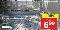 Promotions Brise-vue pour clôtureou balcon - Livarno - Valide de 22/05/2024 à 28/05/2024 chez Lidl