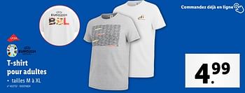 Promotions T-shirt pour adultes - Produit maison - Lidl - Valide de 22/05/2024 à 28/05/2024 chez Lidl