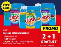 Promotions Boisson rafraîchissante - Oasis - Valide de 22/05/2024 à 28/05/2024 chez Lidl