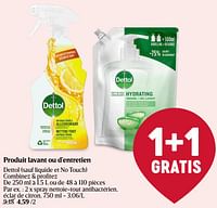 Promotions Spray nettoie-tout antibactérien, éclat de citron - Dettol - Valide de 16/05/2024 à 22/05/2024 chez Delhaize