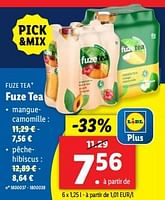 Promotions Fuze tea - FuzeTea - Valide de 22/05/2024 à 28/05/2024 chez Lidl