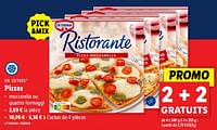 Promotions Pizzas - Dr. Oetker - Valide de 22/05/2024 à 28/05/2024 chez Lidl