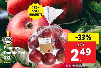 Promotions Pommes double red xxl - Produit maison - Lidl - Valide de 22/05/2024 à 28/05/2024 chez Lidl