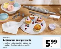 Promotions Accessoires pour pâtisserie - Ernesto - Valide de 22/05/2024 à 28/05/2024 chez Lidl