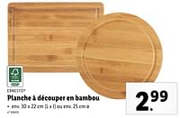 Promotions Planche à découper en bambou - Ernesto - Valide de 22/05/2024 à 28/05/2024 chez Lidl