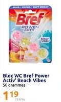 Promotions Bloc wc bref power activ’ beach vibes - Bref - Valide de 15/05/2024 à 21/05/2024 chez Action