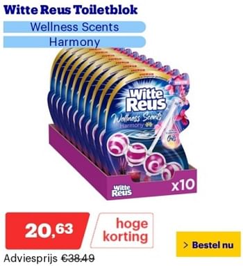 Promoties Witte reus toiletblok - Witte reus - Geldig van 14/05/2024 tot 19/05/2024 bij Bol.com