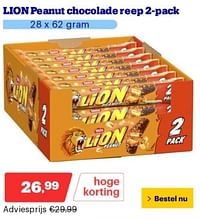 Lion peanut chocolade reep-Nestlé