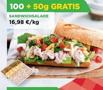 Promoties Sandwichsalade - Huismerk - Renmans - Geldig van 17/05/2024 tot 24/05/2024 bij Renmans