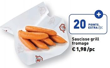 Promotions Saucisse grill fromage - Produit maison - Renmans - Valide de 17/05/2024 à 24/05/2024 chez Renmans