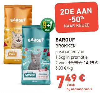 Promoties Barouf brokken - Barouf - Geldig van 15/05/2024 tot 26/05/2024 bij Tom&Co
