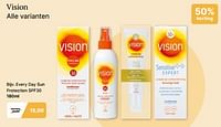 Promoties Every day sun protection spf30 - Vision - Geldig van 15/05/2024 tot 01/06/2024 bij De Online Drogist