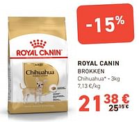 Promoties Royal canin brokken chihuahua - Royal Canin - Geldig van 15/05/2024 tot 26/05/2024 bij Tom&Co