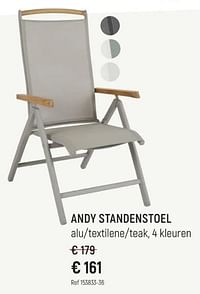 Andy standenstoel-Huismerk - Free Time