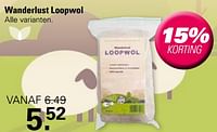 Promoties Wanderlust loopwol - Huismerk - De Online Drogist - Geldig van 15/05/2024 tot 01/06/2024 bij De Online Drogist