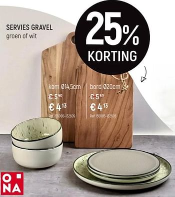 Promoties Servies gravel kom - Huismerk - Free Time - Geldig van 28/04/2024 tot 02/06/2024 bij Freetime