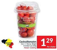 Promoties Cocktailtomaten - Belorta - Geldig van 21/05/2024 tot 26/05/2024 bij Intermarche