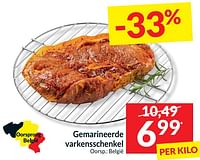 Promoties Gemarineerde varkensschenkel - Huismerk - Intermarche - Geldig van 21/05/2024 tot 26/05/2024 bij Intermarche