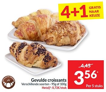 Promoties Gevulde croissants - Huismerk - Intermarche - Geldig van 21/05/2024 tot 26/05/2024 bij Intermarche