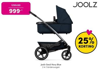 Promoties Joolz geo3 navy blue - Joolz - Geldig van 19/05/2024 tot 25/05/2024 bij Baby & Tiener Megastore