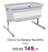 Promoties Chicco co sleeper next2me - Chicco - Geldig van 19/05/2024 tot 25/05/2024 bij Baby & Tiener Megastore