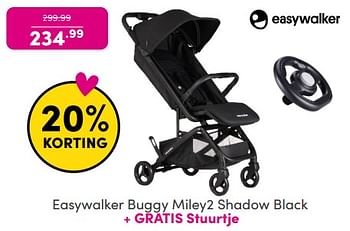 Promoties Easywalker buggy miley2 shadow black - Easywalker - Geldig van 19/05/2024 tot 25/05/2024 bij Baby & Tiener Megastore
