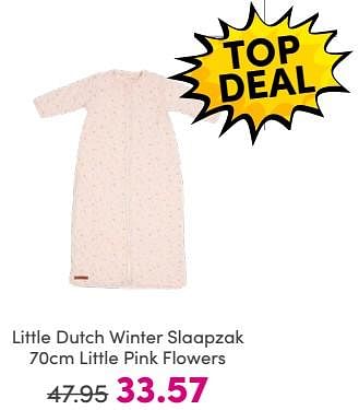 Promoties Little dutch winter slaapzak little pink flowers - Little Dutch - Geldig van 19/05/2024 tot 25/05/2024 bij Baby & Tiener Megastore