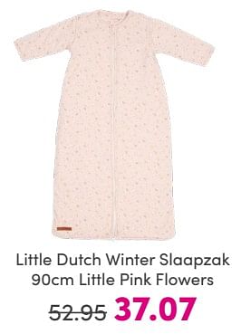 Promoties Little dutch winter slaapzak little pink flowers - Little Dutch - Geldig van 19/05/2024 tot 25/05/2024 bij Baby & Tiener Megastore
