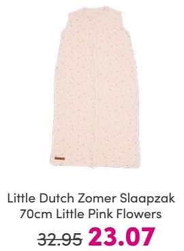 Promoties Little dutch zomer slaapzak little pink flowers - Little Dutch - Geldig van 19/05/2024 tot 25/05/2024 bij Baby & Tiener Megastore