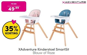 Promoties Xadventure kinderstoel smartsit - Xadventure - Geldig van 19/05/2024 tot 25/05/2024 bij Baby & Tiener Megastore