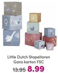 Little dutch stapeltoren gans karton fsc-Little Dutch