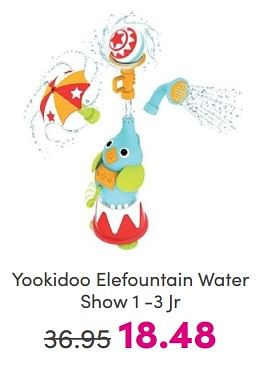 Promoties Yookidoo elefountain water show 1 -3 jr - Yookidoo - Geldig van 19/05/2024 tot 25/05/2024 bij Baby & Tiener Megastore