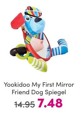 Promoties Yookidoo my first mirror friend dog spiegel - Yookidoo - Geldig van 19/05/2024 tot 25/05/2024 bij Baby & Tiener Megastore
