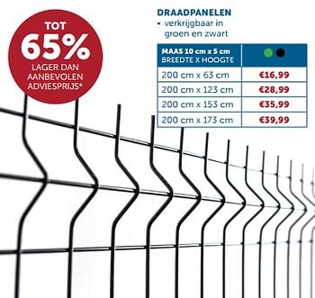 Promoties Draadpanelen - Huismerk - Zelfbouwmarkt - Geldig van 21/05/2024 tot 17/06/2024 bij Zelfbouwmarkt