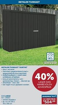 Metalen tuinkast ourthe large-Huismerk - Zelfbouwmarkt