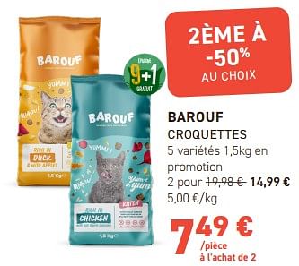 Promotions Barouf croquettes - Barouf - Valide de 15/05/2024 à 26/05/2024 chez Tom&Co