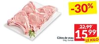 Promotions Côtes de veau - Produit maison - Intermarche - Valide de 21/05/2024 à 26/05/2024 chez Intermarche
