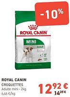 Promotions Royal canin croquettes adulte mini - Royal Canin - Valide de 15/05/2024 à 26/05/2024 chez Tom&Co