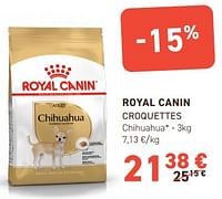 Promotions Royal canin croquettes chihuahua - Royal Canin - Valide de 15/05/2024 à 26/05/2024 chez Tom&Co
